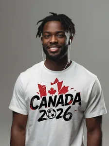 FIFA WORLD CUP 2026 - CANADA- FIFA WORLD CUP TSHIRTS - UNISEX(MEN & WOMEN) REGULAR TSHIRTS.  Sizes -2XL - 4XL - Add $4