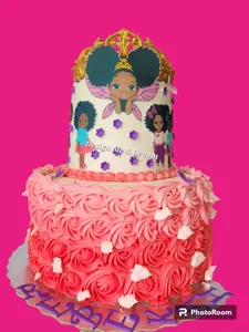Black Girl Magic-	Vanilla cake
