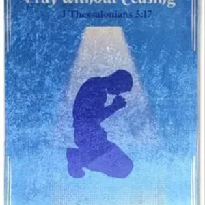 Prayer without Ceasing Mat - Blue