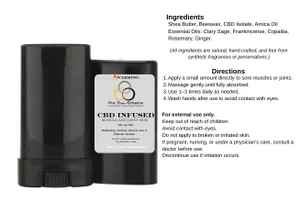 CBD Muscle and Joint Rub 0.5 oz (400mg)