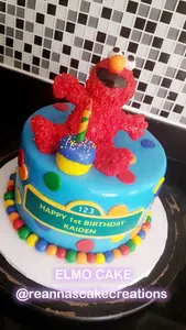Elmo Cake
