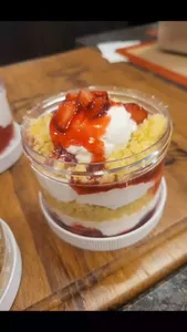 Strawberry Shortcake Cake Jar