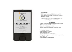 CBD Muscle and Joint Rub 0.5 oz (1000mg)