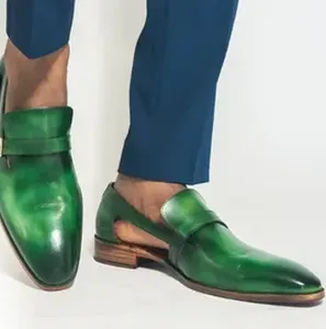 Brixton: Green Sandal