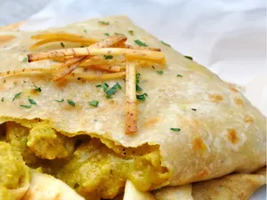 Curry Chicken Roti