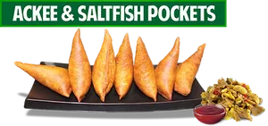 Akee & Saltfish Pocket
