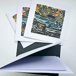 Coffee at Sunrise Blank Note Card Set