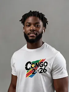 FIFA WORLD CUP 2026 - CONGO- FIFA WORLD CUP TSHIRTS - UNISEX(MEN & WOMEN) REGULAR TSHIRTS.  Sizes -2XL - 4XL - Add $4
