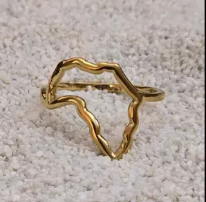 Motherland Ring-Outline Africa
