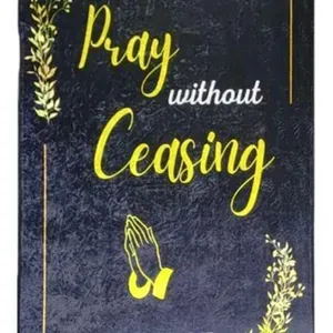 Pray Without Ceasing Mat - Black