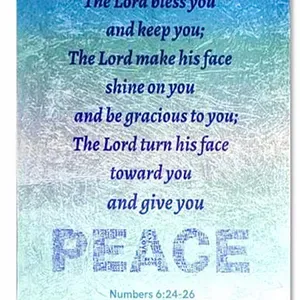 God Bless Peace Mat - Words