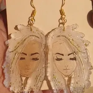 'Locs Ladies'. Earrings