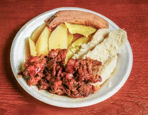 Stew Chicken with Provisions