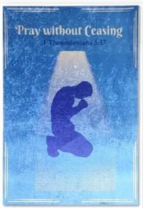 Prayer without Ceasing Mat-Blue